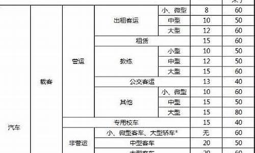 小型汽车报废标准_小型汽车报废标准201