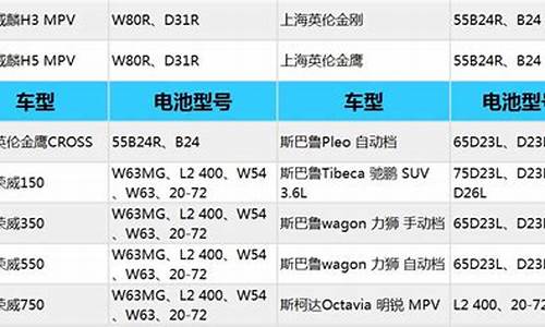 小米汽车电池参数对比_小米汽车电池参数对