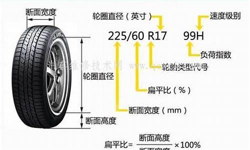 车辆轮胎规格各代表什么_汽车轮胎规格意义